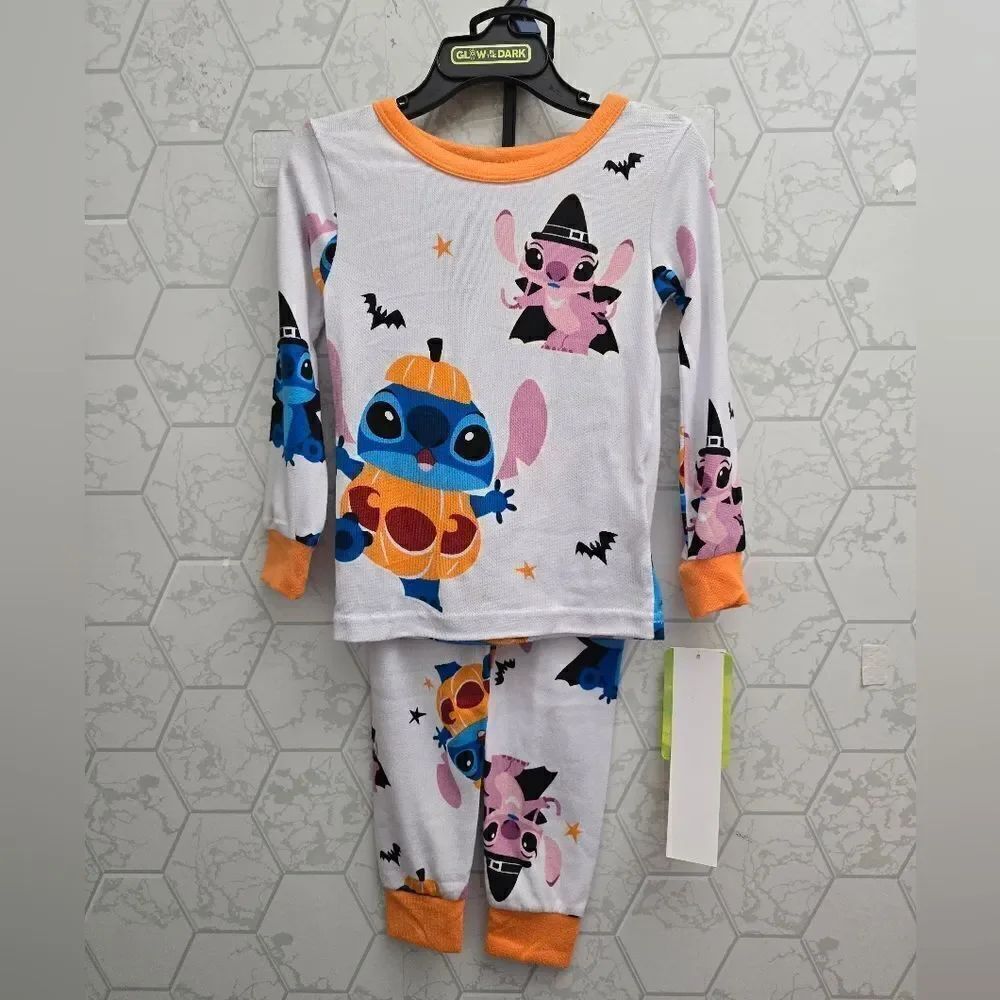 Lilo & Stitch Girls Halloween Snug Fit Pajama Set, 2-Piece